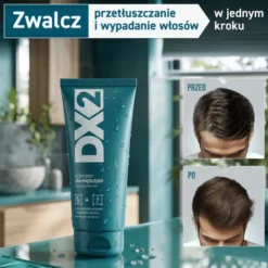 DX2, szampon przeciw przetłuszczaniu i wypadaniu włosów dla mężczyzn,150 ml