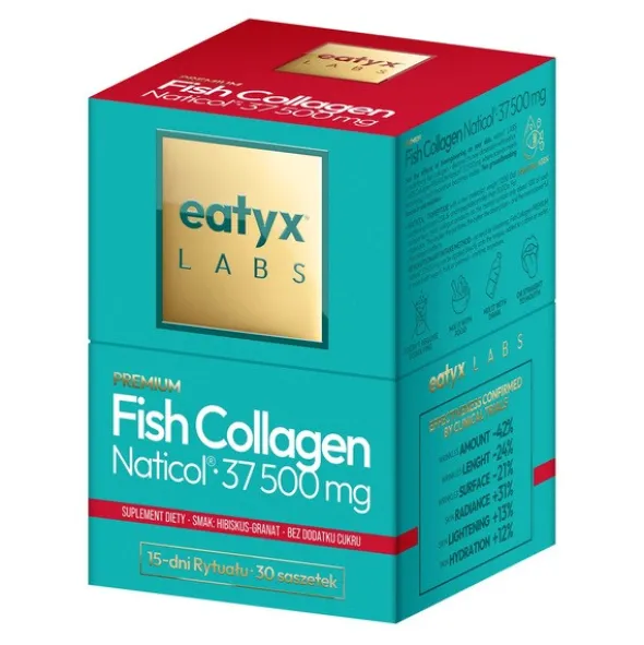 Eatyx LABS Premium Fish Collagen 37 500 mg, proszek, 30 saszetek