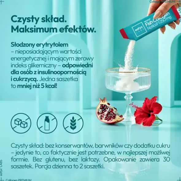 Eatyx LABS Premium Fish Collagen 37 500 mg, proszek, 30 saszetek