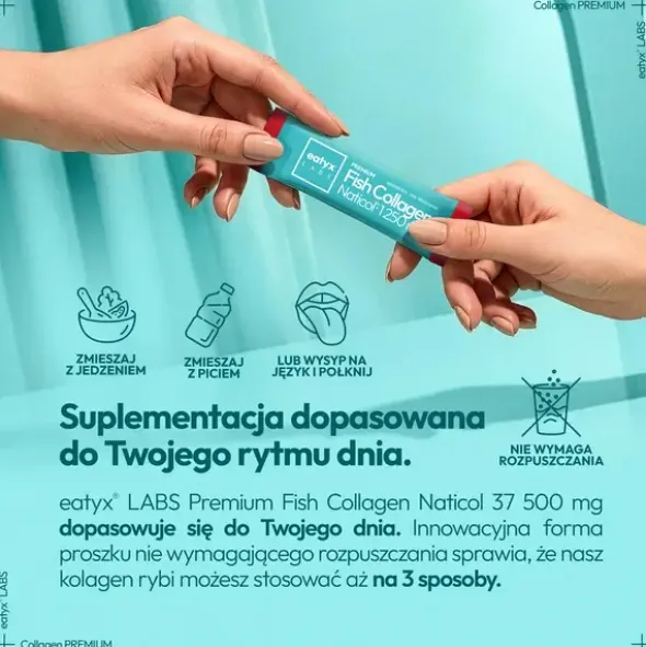 Eatyx LABS Premium Fish Collagen 37 500 mg, proszek, 30 saszetek