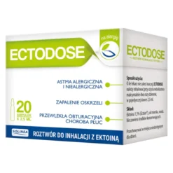Ectodose, roztwór do inhalacji z ektoiną, 2,5 ml x 20 ampułek