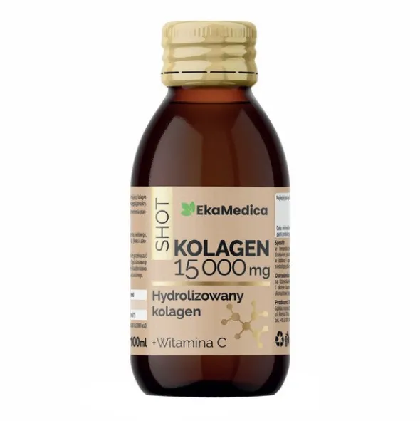 EkaMedica Shot Kolagen 15 000, płyn, 100 ml
