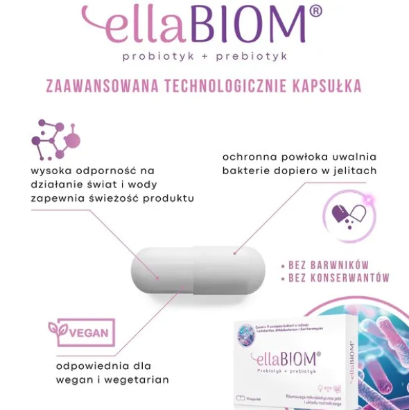 Ellabiom, kapsułki, 10 szt.