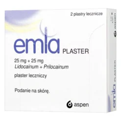 Emla Plaster, 25 mg+25 mg, plastry lecznicze, 2 szt.