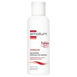 Emolium Dermocare, delikatna emulsja do kąpieli, 400 ml