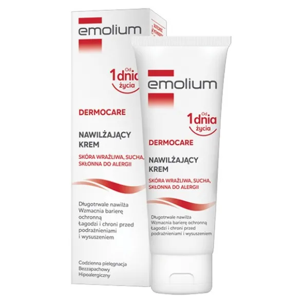Emolium Dermocare, nawilżający krem, 75 ml