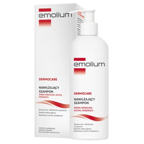 Emolium Dermocare, szampon nawilżający, 200 ml