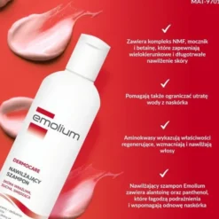 Emolium Dermocare, szampon nawilżający, 200 ml