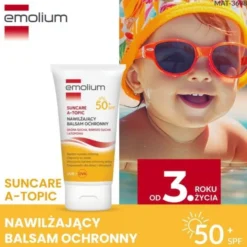 Emolium Suncare A-Topic, nawilżający balsam ochronny, 150 ml