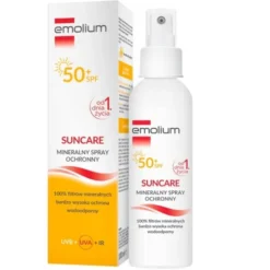 Emolium Suncare, mineralny spray ochronny, SPF 50+, 100 ml
