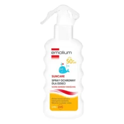 Emolium Suncare, spray ochronny dla dzieci SPF50+, 175 ml