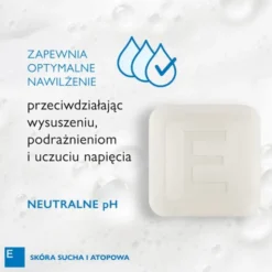Emotopic, emolientowa kostka myjąca do twarzy i ciała, 100 g