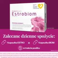 EndoMesin estrobiom, kapsułki, 30 szt. + 30 szt.
