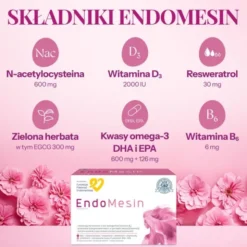 EndoMesin, kapsułki, 60 szt. kapsułek miękkich + 60 szt. kapsułek twardych