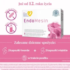 EndoMesin, kapsułki, 60 szt. kapsułek miękkich + 60 szt. kapsułek twardych