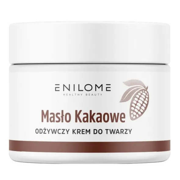 Enilome Healthy Beauty Masło Kakaowe, odżywczy krem do twarzy, 50 ml