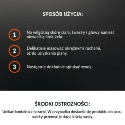 Enilome Men, żel pod prysznic 3w1, 200 ml