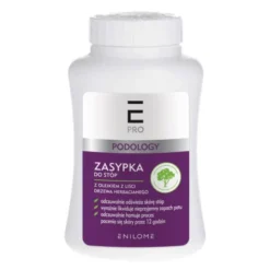 Enilome Pro Podology, zasypka do stóp z olejkiem z liści drzewa herbacianego, 100 g