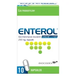 Enterol, 250 mg, lek probiotyczny, kapsułki, 10 szt.