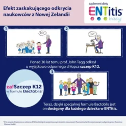 ENTitis Baby, proszek, smak bananowy, 30 saszetek
