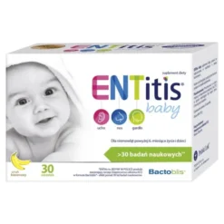 ENTitis Baby, proszek, smak bananowy, 30 saszetek