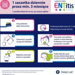 ENTitis Baby, proszek, smak bananowy, 30 saszetek