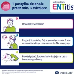 ENTitis, pastylki do ssania, smak truskawkowy, 30 szt.