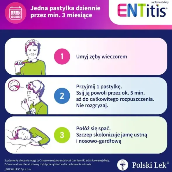 ENTitis, pastylki do ssania, smak tutti frutti, 30 szt.