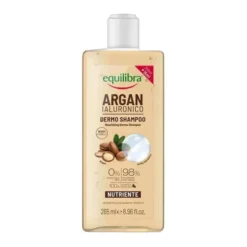 Equilibra, odżywczy szampon argan i kwas hialuronowy, 265 ml