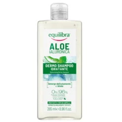 Equilibra, szampon nawilżający, aloes i kwas hialuronowy, 265 ml