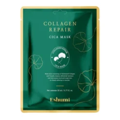 Eshumi Collagen Repair Cica Mask, regenerująca maseczka z kolagenem i wąkrotą azjatycką, 23 ml