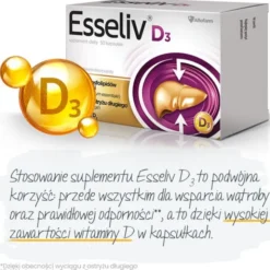 Esseliv D3, kapsułki, 50 szt.