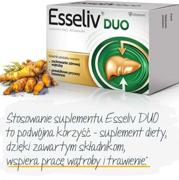 Esseliv duo, kapsułki, 40 szt.