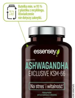 Essensey Ashwagandha Exclusive KSM-66, kapsułki, 90 szt.