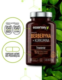 Essensey Berberyna + Kurkumina, kapsułki, 90 szt.