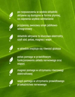 Essensey Elektrolity Complex, tabletki musujące, smak jabłkowo - winogronowy, 20 szt.