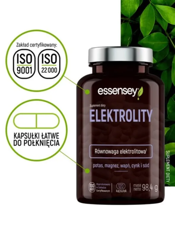 Essensey Elektrolity, kapsułki 120 szt.
