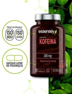 Essensey Kofeina, kapsułka, 120 szt.