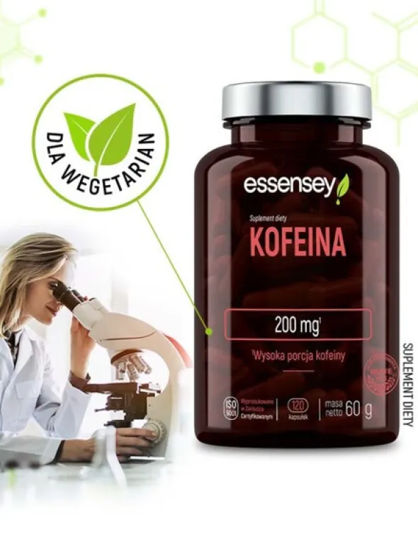 Essensey Kofeina, kapsułka, 120 szt.