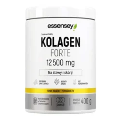 Essensey Kolagen Forte 12 500 mg, proszek, mango - pomarańcza, 400 g