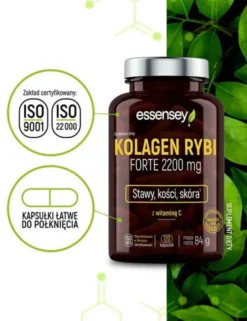 Essensey Kolagen Rybi Forte 2200 mg, kapsułki, 120 szt.