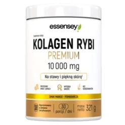 Essensey Kolagen Rybi Premium 10 000 mg, proszek, smak mango - pomarańcza, 321 g