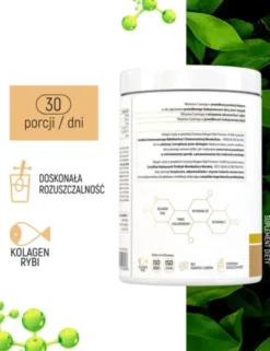 Essensey Kolagen Rybi Premium 10 000 mg, proszek, smak mango - pomarańcza, 321 g