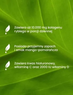 Essensey Kolagen Rybi Premium 10 000 mg, proszek, smak mango - pomarańcza, 321 g