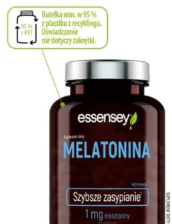 Essensey Melatonina, Szybsze zasypianie, kapsułki, 120 szt.