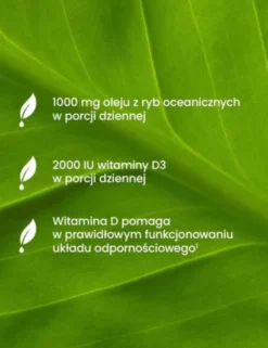 Essensey Omega 3 + 2000 IU D3, kapsułki, 90 szt.