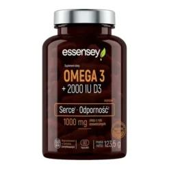 Essensey Omega 3 + 2000 IU D3, kapsułki, 90 szt.