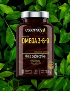 Essensey Omega 3-6-9, Olej z ogórecznika, kapsułki, 90 szt.
