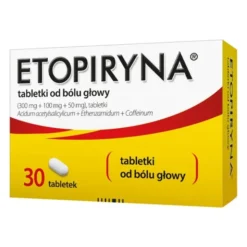 Etopiryna, tabletki od bólu głowy, 30 szt.
