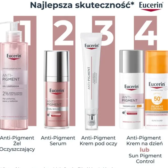 Eucerin Anti-Pigment, krem pod oczy rozjaśniający cienie, 15 ml